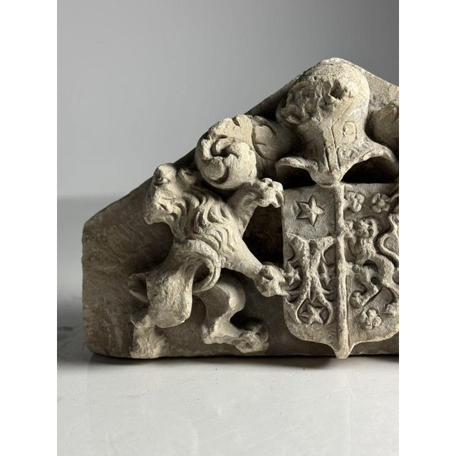 Limestone Coat of Arms For Sale - Image 10 of 16