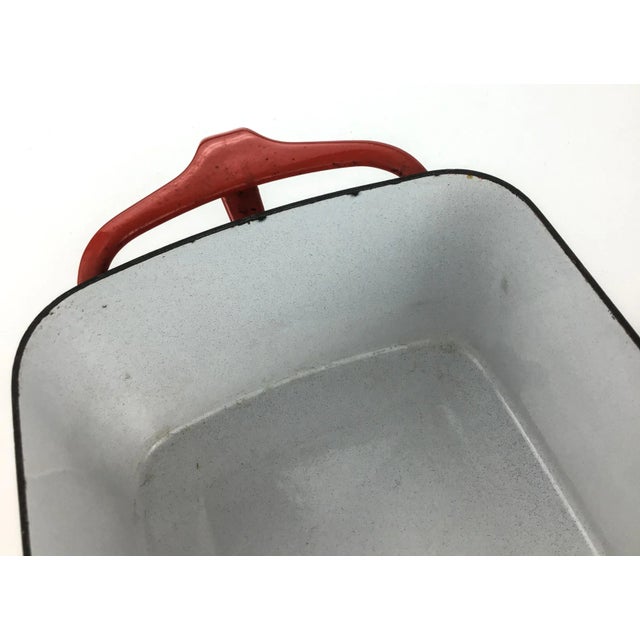 Vintage Dansk Red Enamel Loaf Pan France Chairish