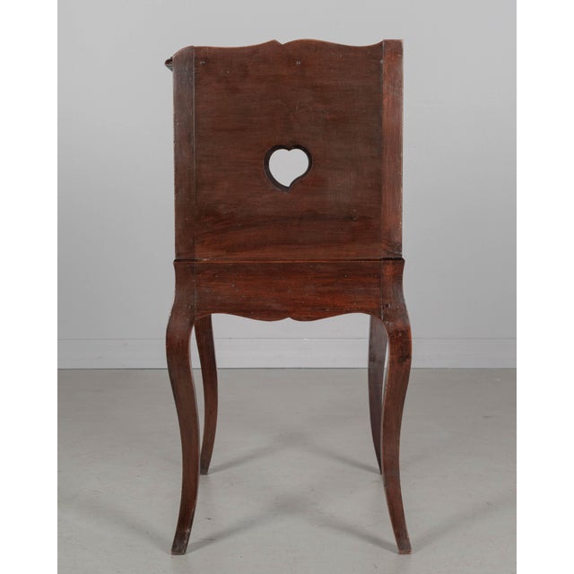 Wood French Country Louis XV Side Table or Nightstand For Sale - Image 7 of 8