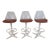 1960s Maurice Burke Barstools (Set of 3) For Sale