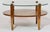 Mid 20th Century Mid Century Modern Round Double Tier Glass Walnut Coffee Table in the Style of Gilbert Rohde For Sale - Image 5 of 6