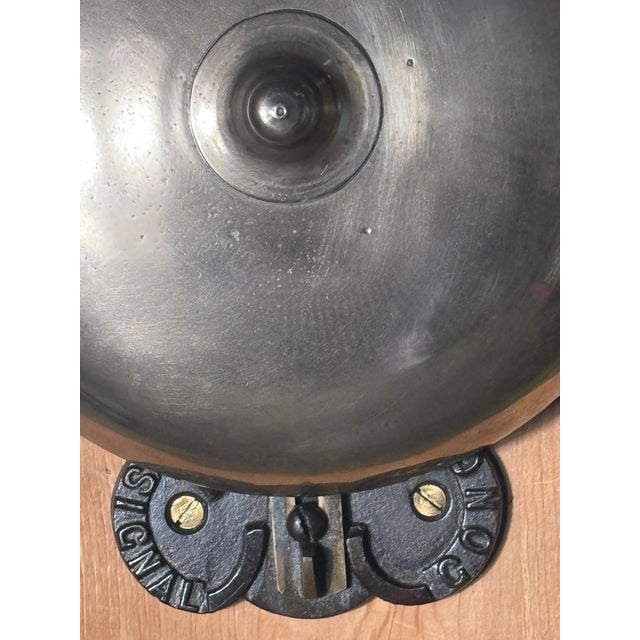 1886 Rare Patented Brass Ringside Boxing “Signal Gong Bell” For Sale - Image 15 of 16