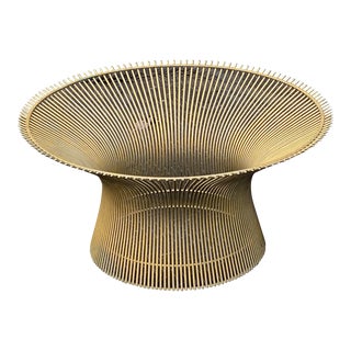 Original Vintage Warren Platner Steel Wire Sculptural Coffee Table Base For Sale