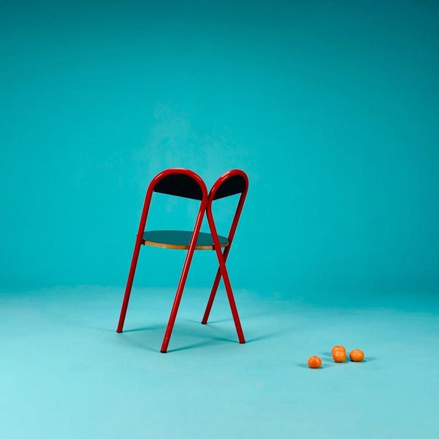 Vintage Primevere Chairs by Rene-Jean Caillette, 1982, Set of 4 For Sale - Image 5 of 14