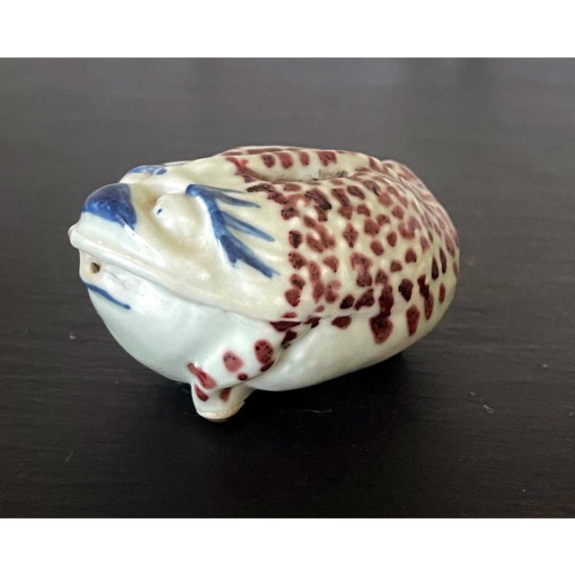 Korean Ceramic Water Dropper in Frog Form For Sale - Image 9 of 12