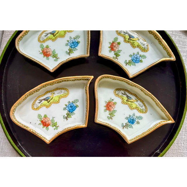 Antique Japanese Nippon Porcelain Divided Serving Platter For Sale - Image 9 of 12