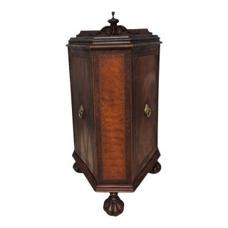 1930s Art Nouveau Triangle Nightstand For Sale