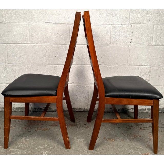 Mid 20th Century Mid 20th Century Set of 8 Dining Chairs by Liberty Furniture For Sale - Image 5 of 15