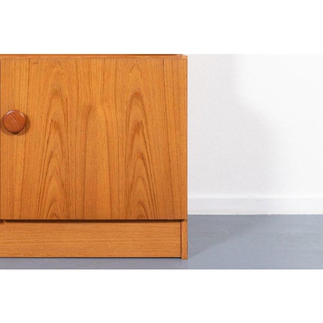 1970s Vintage Danish Teak Veneer Cabinet, 1970s For Sale - Image 5 of 9