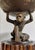Art Deco Vintage Ornate Tall Fluted Scalloped Brass Candle Torchières With Monkey - A Pair For Sale - Image 3 of 8
