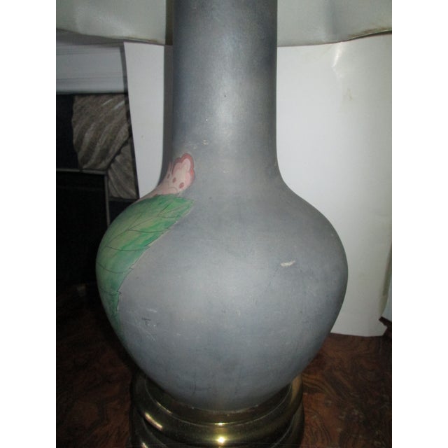 Metal Chapman Vintage Hand Waxed Luxury Table Lamp Without Shade For Sale - Image 7 of 12