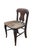 Victorian Antique Victorian Quartersawn Oak Child Doll Sized Desk Dining Chair 25" For Sale - Image 3 of 15