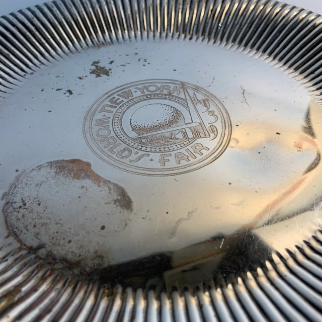 Metal 1939 New York World's Fair Rogers Silver Plate Platter For Sale - Image 7 of 12