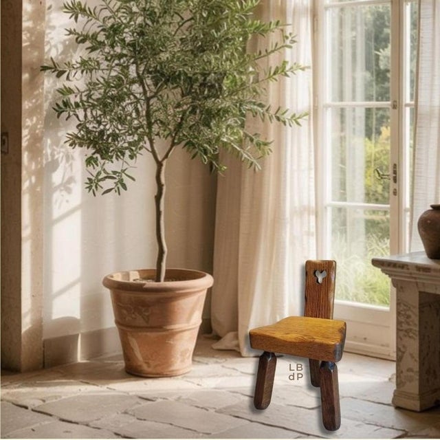 Vintage Scandinavian Tripod Chair, 1960s For Sale - Image 17 of 18