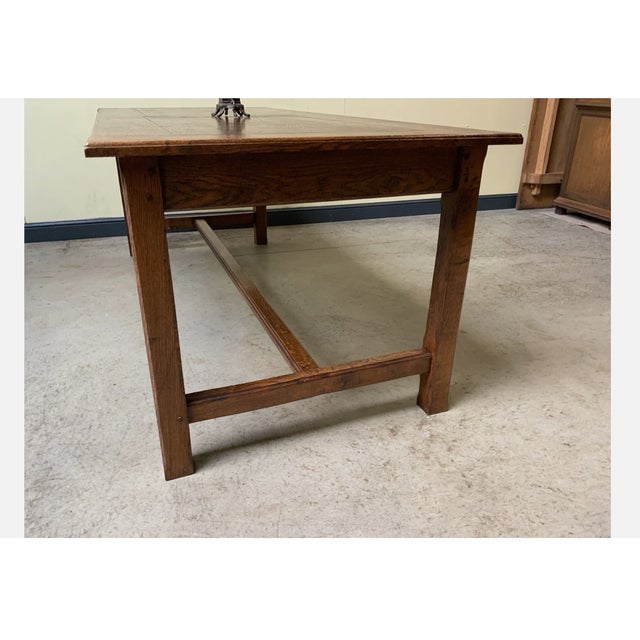 1950s Vintage Monastery Table in Oak, 1955 For Sale - Image 5 of 8