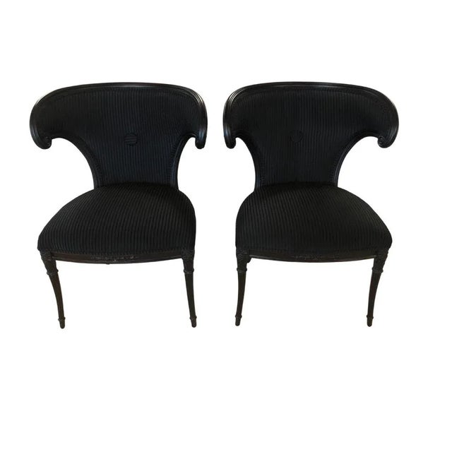 1950's Vintage Art Deco Original Rusnak Brothers Chairs - A Pair For Sale - Image 9 of 9