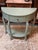 2010s Safavieh Jan Demilune Console, Slate Teal For Sale - Image 5 of 12
