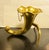 Gold Antique Folding Bouquet Holder Circa 1800 Gilt Brass For Sale - Image 8 of 11