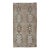Bold Medallion Design Turkish Flat Weave Kilim Rug With Earthy Tones and Green For Sale