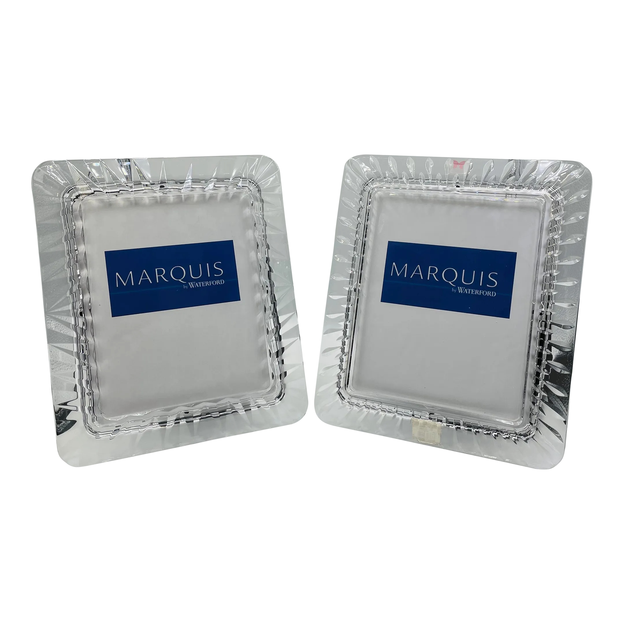 1990s Marquis by Waterford Crystal Retired Sheridan Pattern 8 X 10