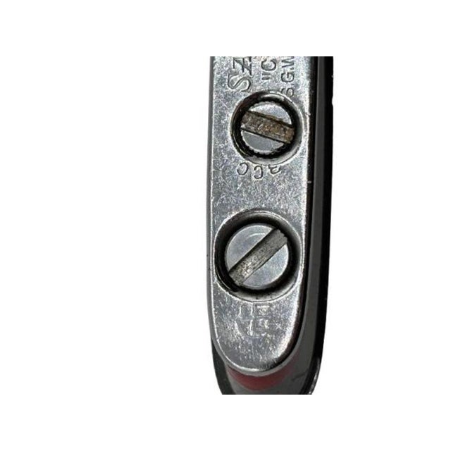 1960s Mid 20th Century Novelty Sarome Japan Cruise Ship Enameled Lighter, Gray & Red For Sale - Image 5 of 6