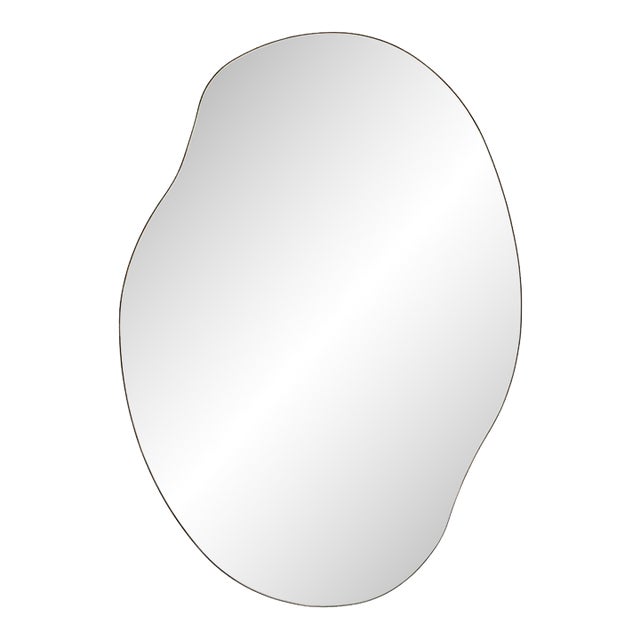 Galey Alix x LIVABLISS Louie Accent Mirror Gold 45x32 For Sale