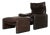 Set of Leather Maralunga Lounge Chair and Ottoman by Vico Magistretti for Cassina, 1980s For Sale