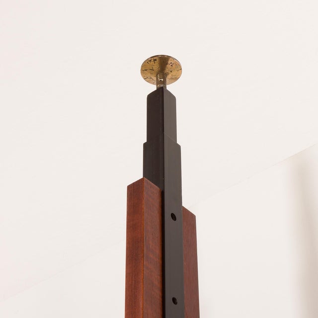 Italian Floor to Ceiling Wall Unit in Teak, 1960s For Sale - Image 15 of 16
