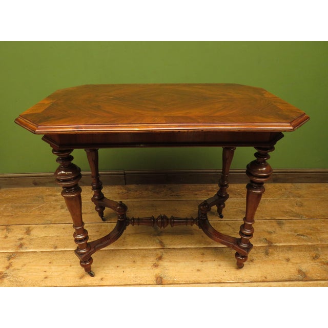 Brown Baroque Style Centre Table For Sale - Image 8 of 18