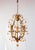 1960s Small Italian Chandelier in Gilt Metal with Leaves and Flowers, 1960 For Sale - Image 5 of 8