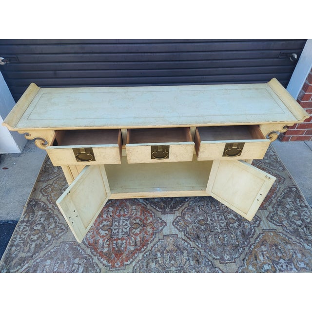 Tan 1980s Century Furniture Sabota Collection Buffet by Raymond Sabota Featuring. For Sale - Image 8 of 14