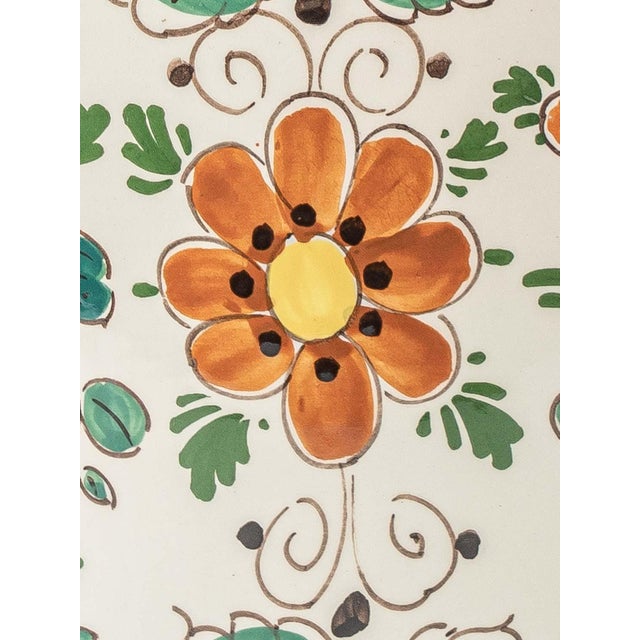 Vintage Hand-Painted Chinoiserie Polychrome Delft Vases from Velsen, 1950s-1960s, Set of 2 For Sale - Image 14 of 18