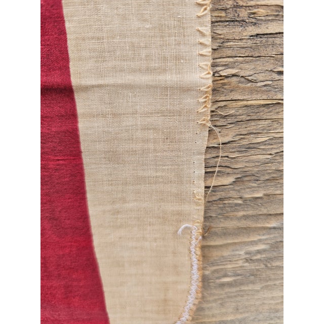 Vintage Bennington 76 Flag Bicentennial Americana Patriotic Folk Art Banner 36 X 24 For Sale - Image 11 of 13