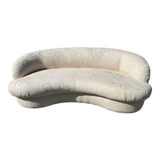 Biomorphic Kidney Bean Shape Sofa, Vladimir Kagan Style For Sale
