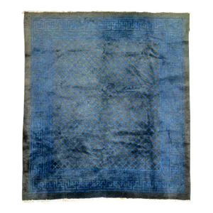 Chinese Minimalist Vintage Square Rug, 5'4'' X 5'11''