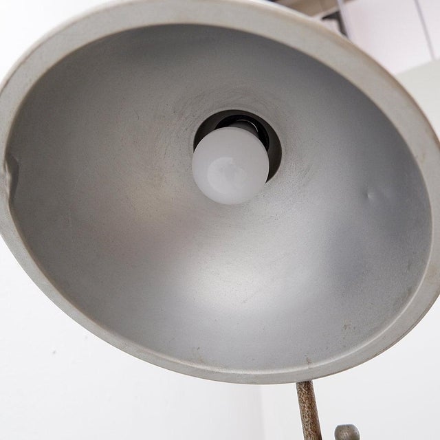Industrial Articulating Floor Lamp, 1930s For Sale - Image 9 of 16