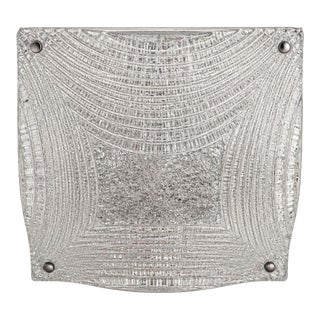 Mazzega Murano Glass Flush Mount Ceiling Light, Italy, 1970's. For Sale
