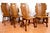 Vintage Belgian Dining Chairs in Oak, 1960s, Set of 6 For Sale - Image 17 of 18