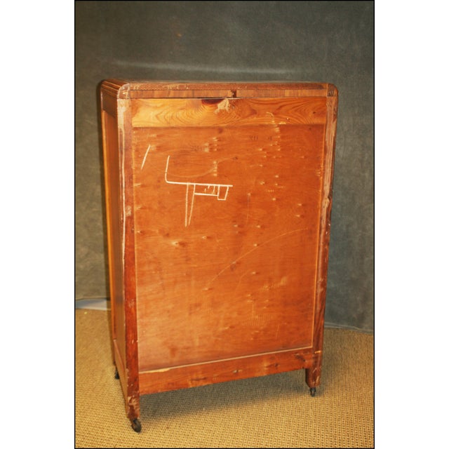 Art Deco Waterfall Dresser With Bakelite Drawer Pulls Chairish
