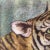 Victorian Tiger Head Intricate Needlepoint Victorian Framed Artwork For Sale - Image 3 of 13