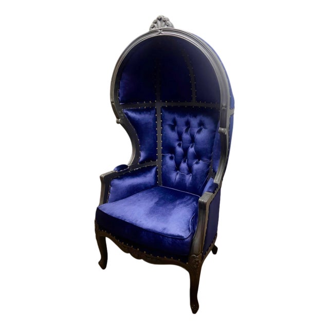 Late 20th Century Handmade Balloon, Porter, Canopy Chair For Sale