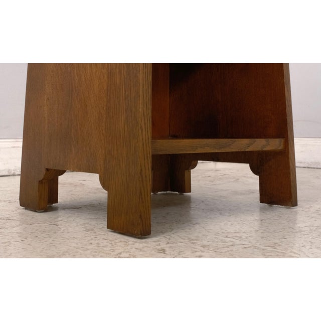 Wood Stickley Roycroft Mission Oak Arts & Crafts Bookcase For Sale - Image 7 of 12