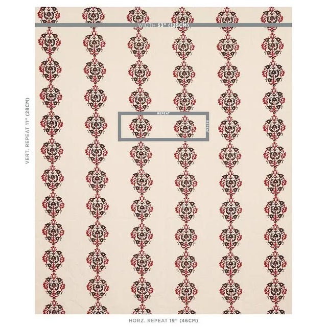 Based on an antique embroidery detail, Constantine is a wonderfully evocative take on a stripe. Printed on a deliciously...