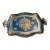 Blue and Gold Florentine Tray For Sale