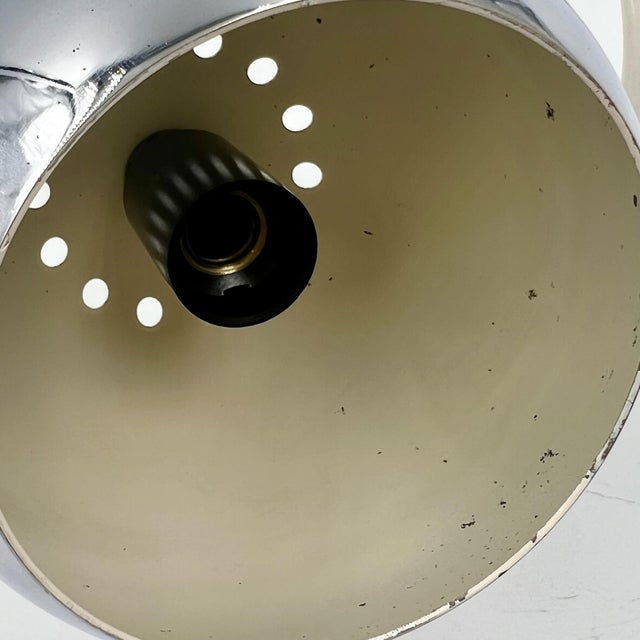 1960s Mid-Century Modern Chrome Eyeball Table Lamp by Goffredo Reggiani for Reggiani, 1960s For Sale - Image 5 of 11