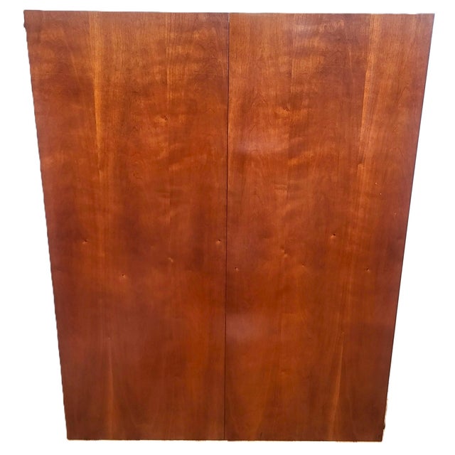 Vintage Cherry Neoclassical Biedermeier Style Dining Table +2 Leaves Ethan Allen For Sale - Image 13 of 18