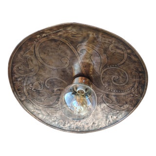 1970s Excellent Wall or Ceiling Light Custom Made For Sale