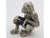 Vintage Italian Handmade Chimpanzee Monkey Figurine in Silver, 1950s For Sale - Image 6 of 12