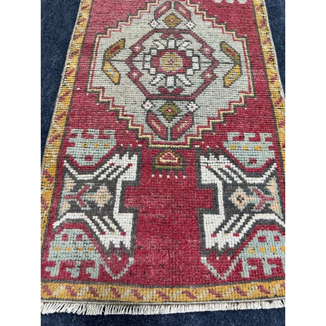 Contemporary Turkish Yastik Rug 1'6" x 3' For Sale - Image 3 of 5