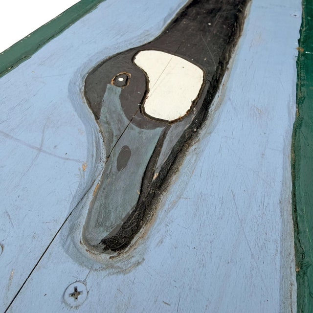 Hand-Carved Canada Goose Bench For Sale - Image 10 of 16